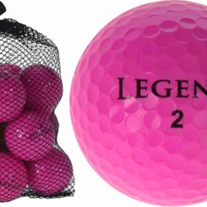 Legend golfballen 12 stuks roze