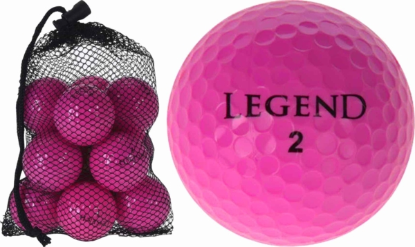 Legend golfballen 12 stuks roze