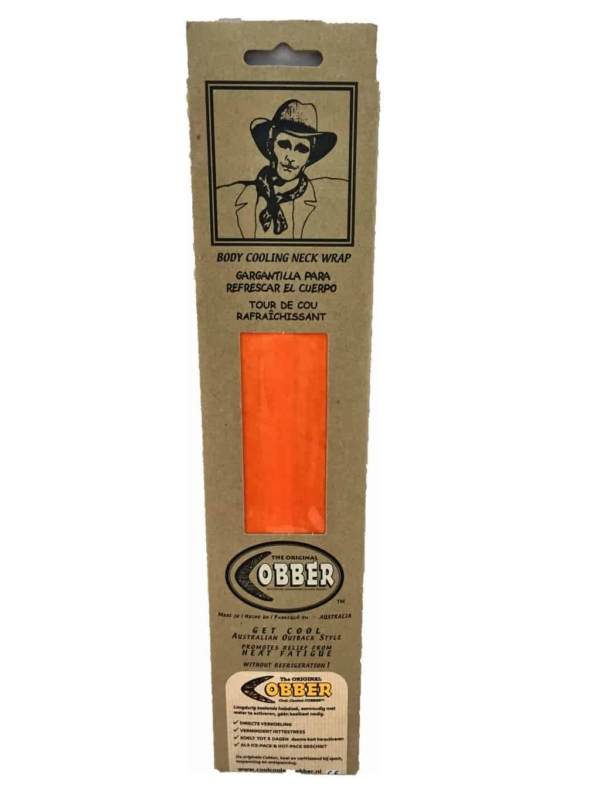 Cobber koelsjaal oranje