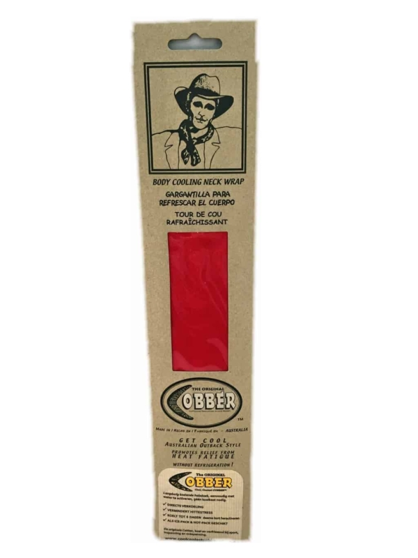 Cobber koelsjaal rood - Afbeelding 4