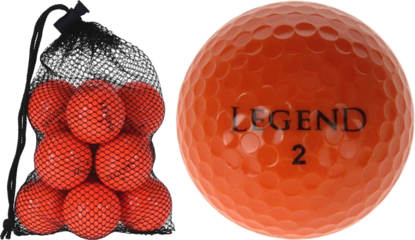Legend Golfballen 12 Stuks oranje