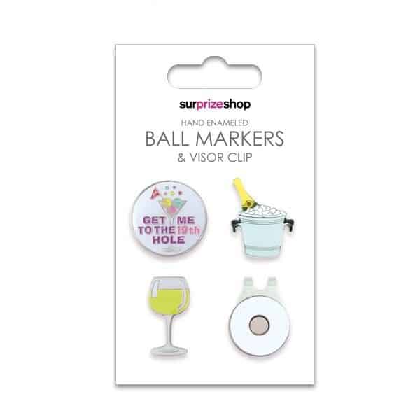 Boozy Ball Marker & Visor Clip Set