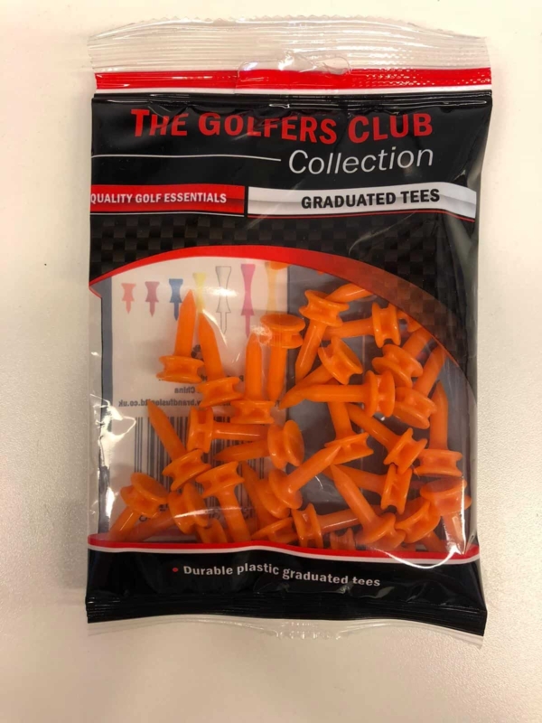 The golfers club graduated tees oranje