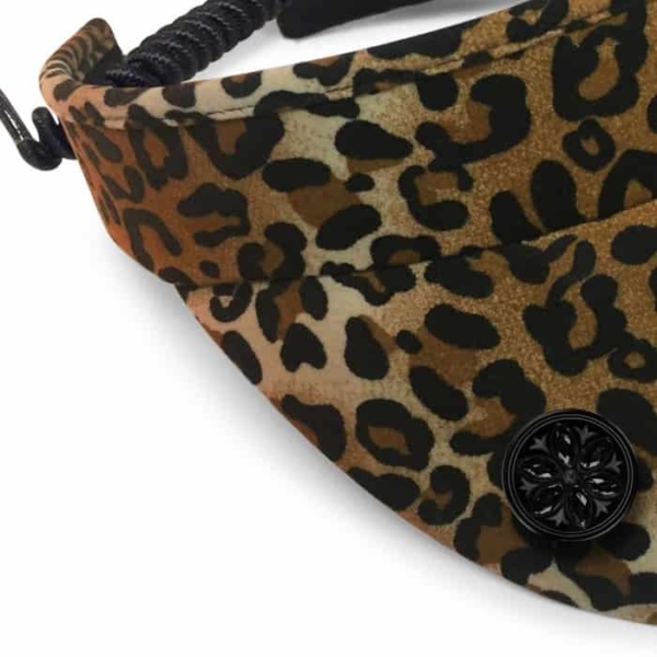 Surprizeshop leopard visor with ball marker - Afbeelding 2