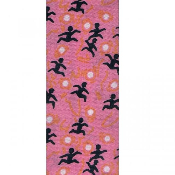 Cobber koelsjaal pink stickmen - Afbeelding 2