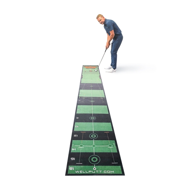 WellPutt putting mat, 4m versie in het groen - Afbeelding 13