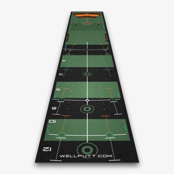 WellPutt putting mat 3M groen - Afbeelding 4