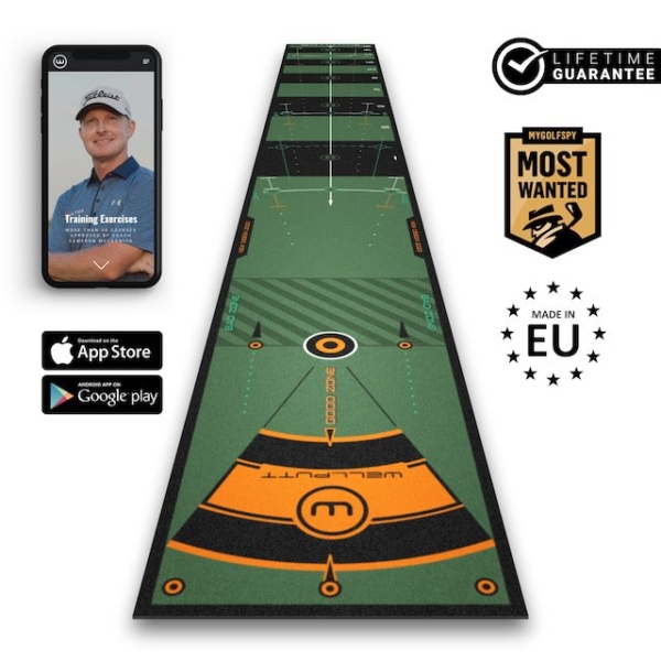 WellPutt putting mat, 4m versie in het groen - Afbeelding 7
