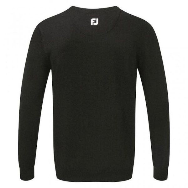 Footjoy wool blend v-neck pullover black - Afbeelding 2