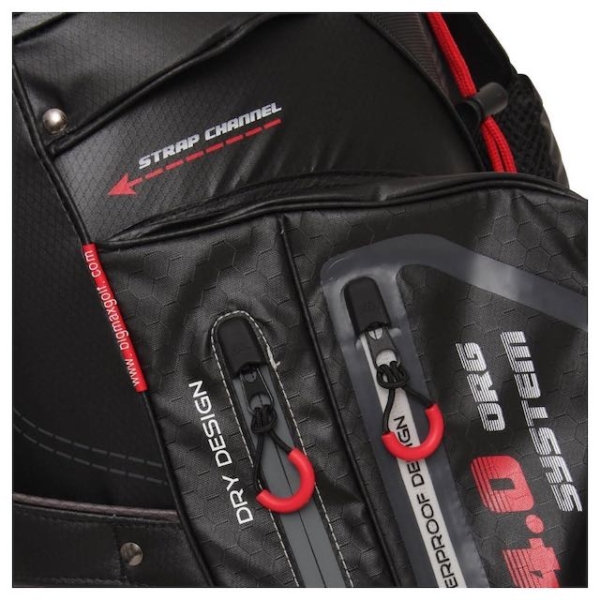 Big max drilite silencio cartbag black grey red - Afbeelding 5