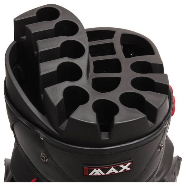 Big max drilite silencio cartbag black grey red - Afbeelding 2