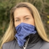 Surprizeshop comfort stretch snood navy snake - Afbeelding 4