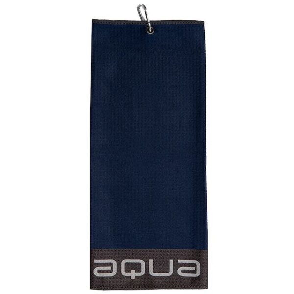 Big max aqua tour trifold towel navy charcoal