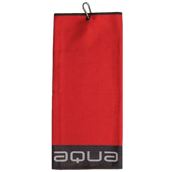 Big max aqua tour trifold towel red charcoal