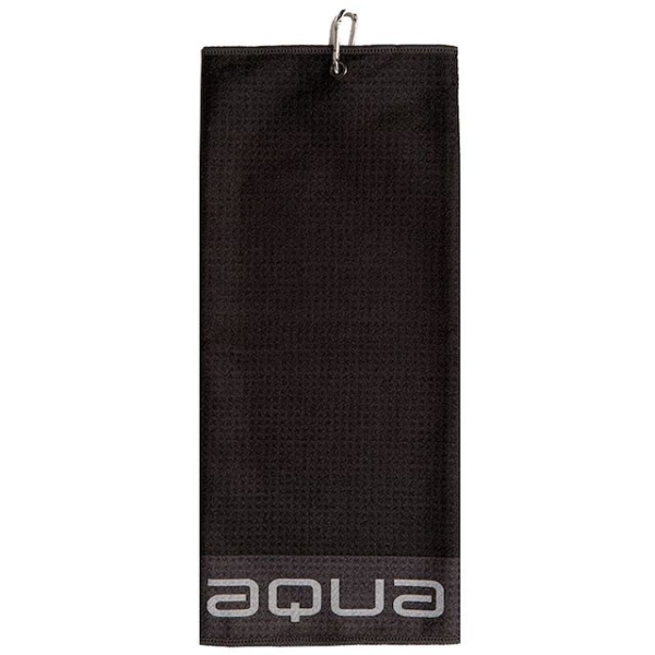 Big max aqua tour trifold towel black charcoal
