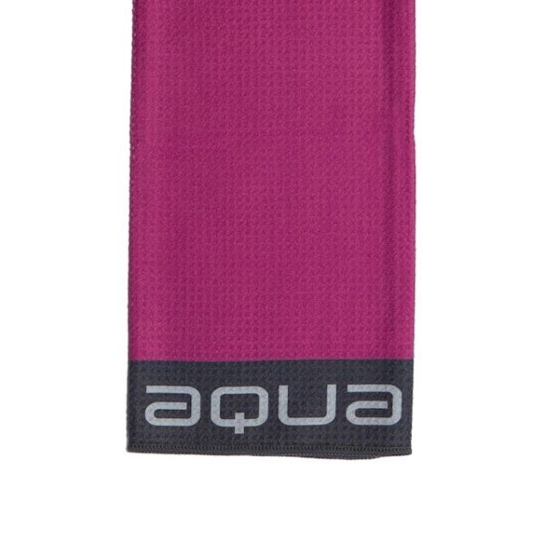 Big max aqua tour trifold towel fuchsia charcoal