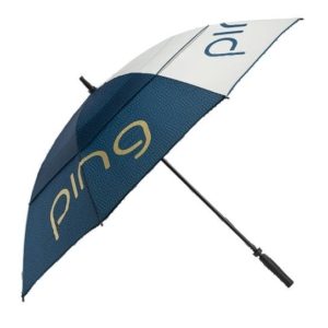 Ping GLE3 umbrella navy gold