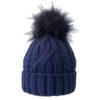 Surprizeshop waterproof bobble hat navy