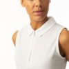 Daily sports Peoria sleeveless polo white - Afbeelding 6