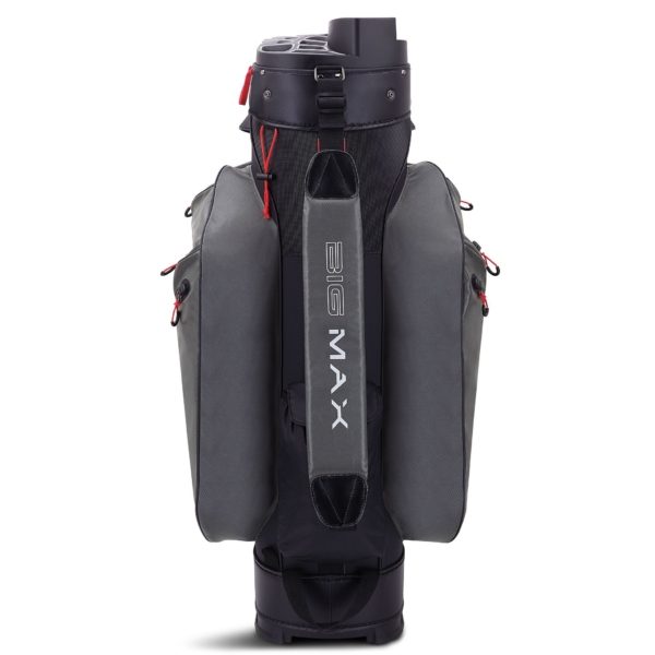 Big max dri lite Silencio cart bag charcoal white black red - Afbeelding 8
