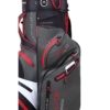 Big max dri lite Silencio cart bag charcoal white black red - Afbeelding 5