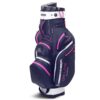 Big max dri lite Silencio cart bag steel blue silver fuchsia