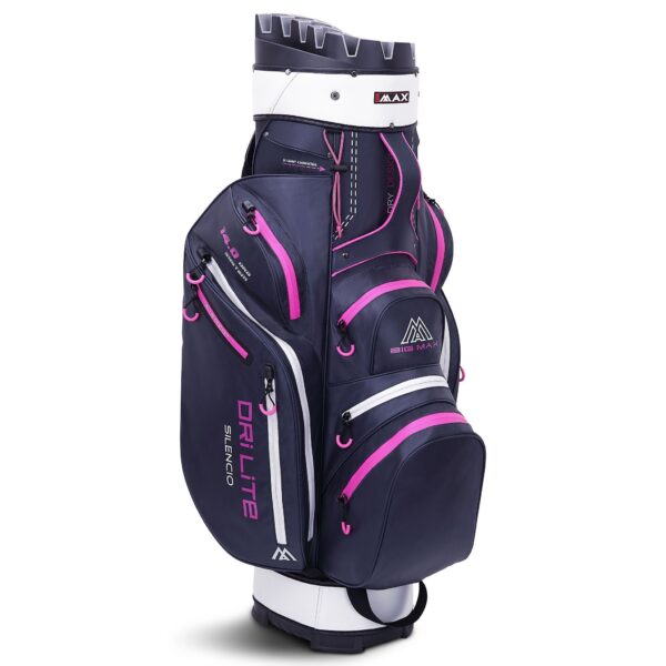 Big max dri lite Silencio cart bag steel blue silver fuchsia - Afbeelding 11
