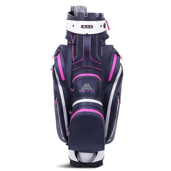 Big max dri lite Silencio cart bag steel blue silver fuchsia - Afbeelding 10