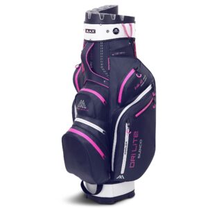 Big max dri lite Silencio cart bag steel blue silver fuchsia