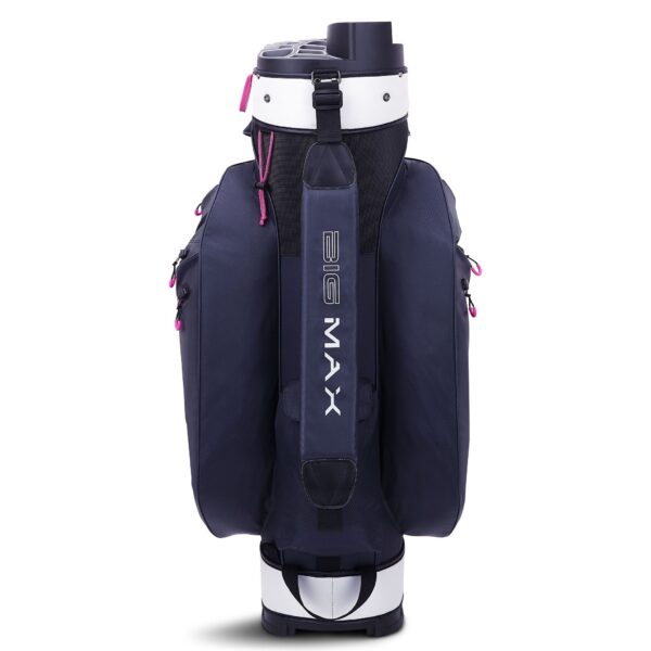 Big max dri lite Silencio cart bag steel blue silver fuchsia - Afbeelding 8