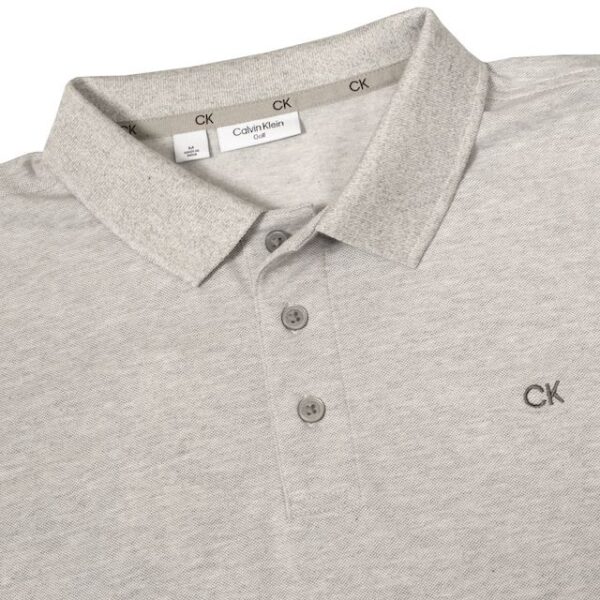 Calvin klein Planet polo silver marl - Afbeelding 3