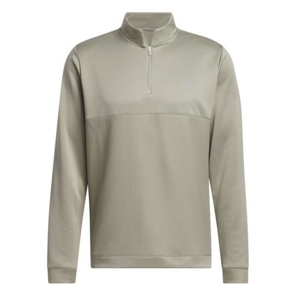 Adidas Ultimate365 Textured Sweater met Korte Rits groen - Afbeelding 2