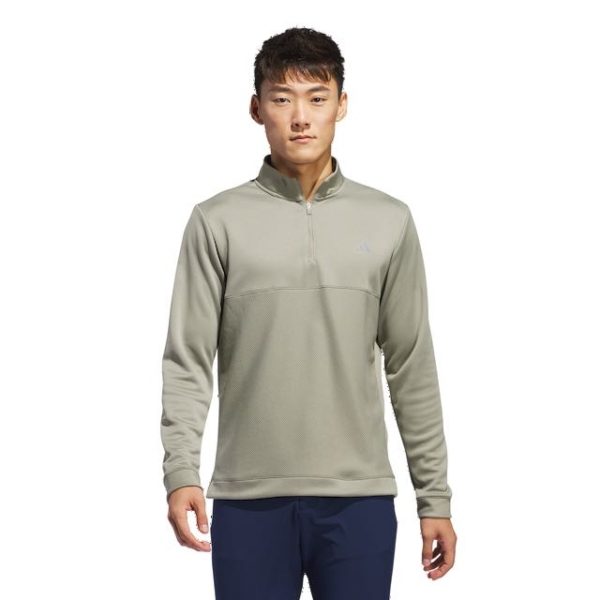 Adidas Ultimate365 Textured Sweater met Korte Rits groen - Afbeelding 4