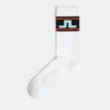 J Lindeberg Lei sock white black
