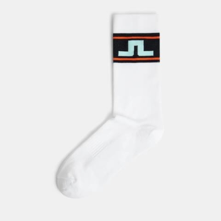 J Lindeberg Lei sock white black
