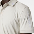 J. Lindeberg tour tech reg fit polo moonbeam