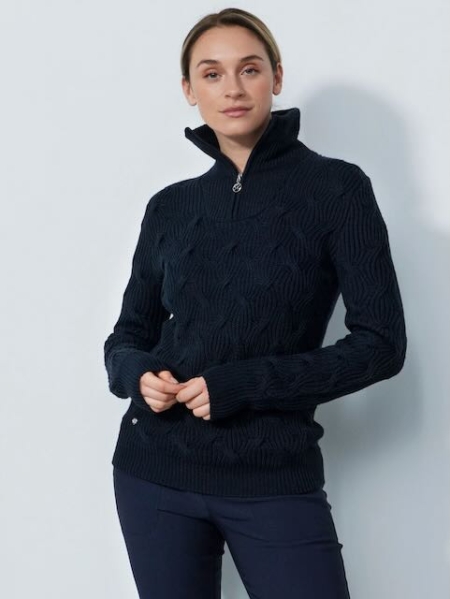 Daily sports Ermont longs sleeve pullover navy met windbreaker