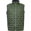 Abacus mens Portrush golf hybrid vest forest