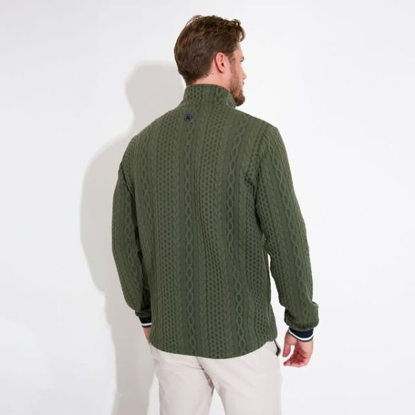 Abacus mens Woburn golf midlayer forest - Afbeelding 4