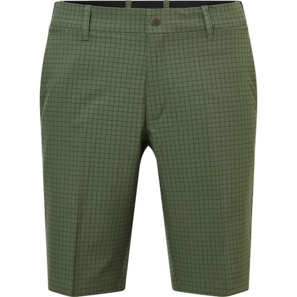 Abacus mens Rockliffe golf shorts forest check