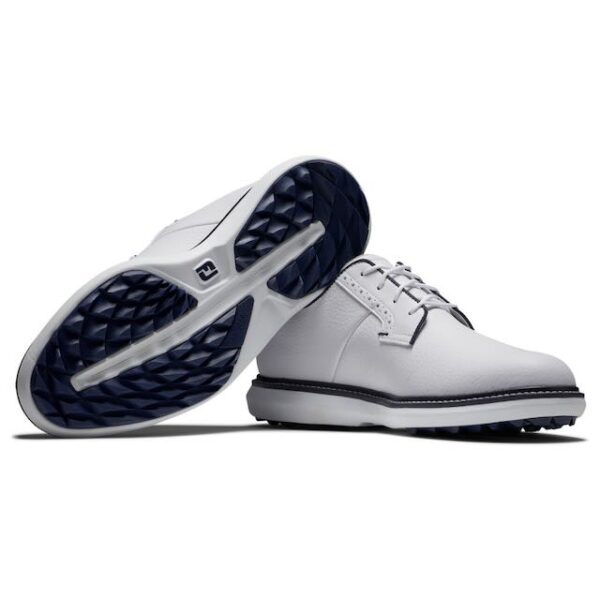 Footjoy Traditions heren golfschoen wit blauw
