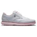 Footjoy Traditions dames golfschoen wit roze