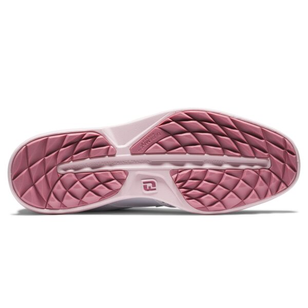 Footjoy Traditions dames golfschoen wit roze - Afbeelding 5