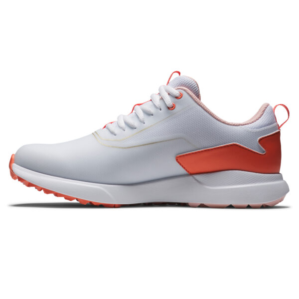 Footjoy Performa dames golfschoen wit koraal - Afbeelding 3