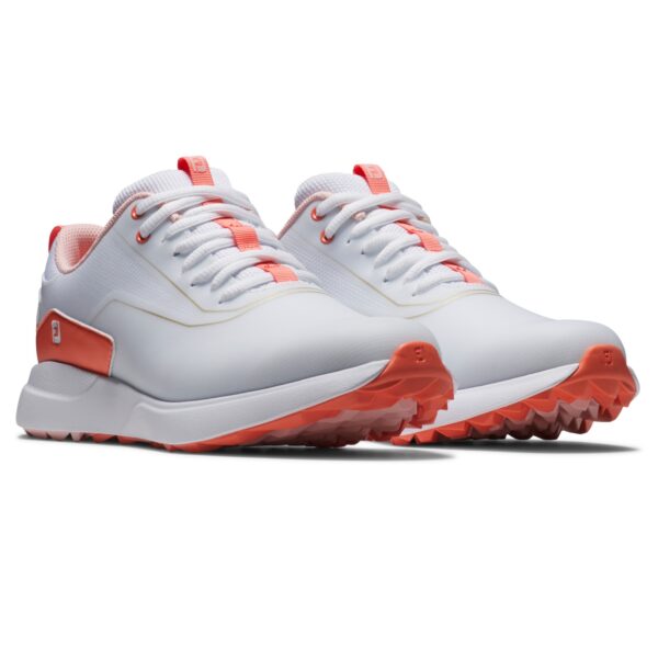 Footjoy Performa dames golfschoen wit koraal - Afbeelding 5