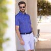Ping Geo camo jacquard heren golf polo twilight - Afbeelding 3