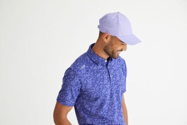 Ping Geo camo jacquard heren golf polo twilight - Afbeelding 2