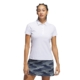 Adidas dames golf polo korte mouw white