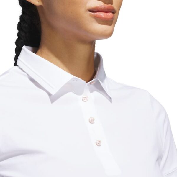 Adidas dames golf polo korte mouw white - Afbeelding 10