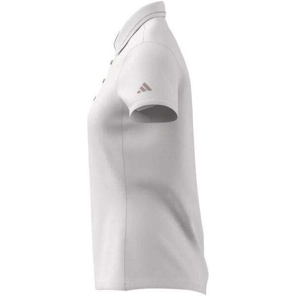 Adidas dames golf polo korte mouw white - Afbeelding 3